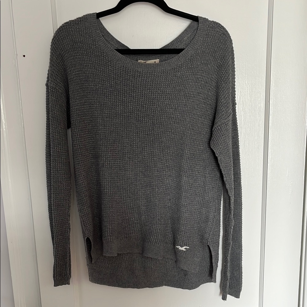 Gray Hollister Women's Sweater